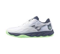 Mizuno Chaussures de tennis Wave Enforce Court AC pour homme, Blanc - Indigo vintage, 44 EU