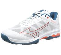 Mizuno Homme Wave Exceed Light CC Chaussure de Tennis, White Cherrytom Moroccanb, 42 EU