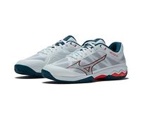 Mizuno Chaussures de Tennis Wave Exceed Light pour Homme, White Cherrytom Moroccanb, 45 EU