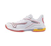 Mizuno Chaussures de tennis Wave Exceed Tour 6 pour femme, Corail blanc calypso, 39 EU