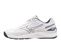 Mizuno Chaussures de Volleyball Cyclone Speed 4 Unisexes, Blanc Blueribbon MP Gold, 44.5 EU