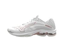 Mizuno Chaussures de volleyball Wave Lightning Z7 (W) pour femme, Blanc or rose 36, 45 EU