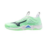 Mizuno Chaussures de volleyball Wave Momentum 3 unisexes pour adulte, Neo Menthe/blanc, 14 Wide Women/12.5 Men