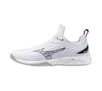 Mizuno Chaussures d'intérieur Wave Luminous V1GA2420 pour homme, blanc/noir, 48.5 EU