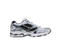 Mizuno - Chaussures lifestyle - S.L.Wave Rider 10 White/Silver/Black pour Homme en Nylon - Taille 10 UK - Blanc Blanc 10 UK
