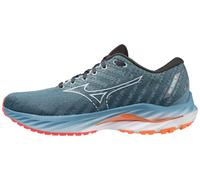 Mizuno Chaussures Wave Inspire 19Water pour Homme, Bleu Provincial Blanc Orange Clair, 40.5 EU