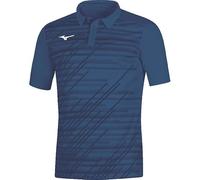 MIZUNO Chiba Polo M T-Shirt, Bleu Marine, L Hommes