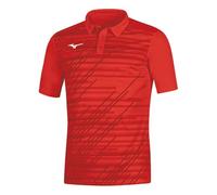 MIZUNO Chiba Polo M T-Shirt, Rouge, L Hommes