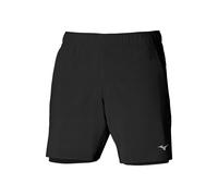 Mizuno Core 7.5 2in1 Short De Running Hommes-Noir, Taille XXL
