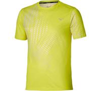 MIZUNO Core Graphic Short Sleeve Tee - Homme - Vert / Jaune - taille M- modèle 2026