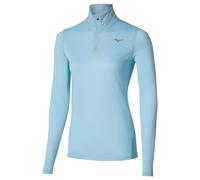 Mizuno Core Impulse Half Zip Maillot de course Femmes-bleu clair, Taille XS