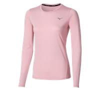 Mizuno Core Impulse Long Sleeve T-shirt Rose S Femme