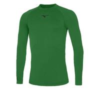 Mizuno Core Long Sleeve Underwear T-Shirt à Manches Longues pour Homme L Vert/Noir