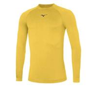 Mizuno Core Long Sleeve Underwear T-Shirt à Manches Longues pour Homme M Jaune/Bleu Marine