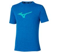 T-Shirt Mizuno Core Runbird Short Sleeve Tee - Bleu - Confort & performance respirante L