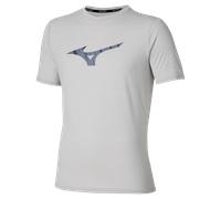 Mizuno - Core Runbird Short Sleeve Tee - T-shirt homme Vapor Silver - L