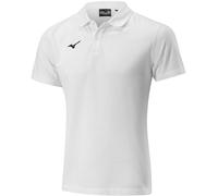 Mizuno Core Short-Sleeve Polo Shirt Blanc/Blanc Grand Male