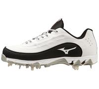 Mizuno Crampons de softball en m tal 9 pointes Swift 8 pour femme, blanc/noir, 39 EU