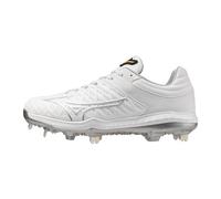 Mizuno Crampons Pro Fp Low Metal Fastpitch pour femme, blanc/argenté, 35 EU