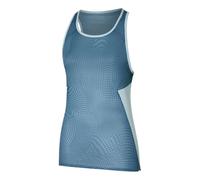 Mizuno DryAeroFlow Graphic Tank Maillot De Course Femmes - Bleu , Bleu Petrol, Taille L