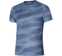MIZUNO Dryaeroflow Graphic Tee M - Homme - Bleu - taille L- modèle 2025