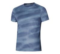 MIZUNO Dryaeroflow Graphic Tee M - Homme - Bleu - taille S- modèle 2025
