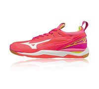 Mizuno Femme Wave Mirage 2 Wos Chaussures de Running, Multicolore (Fierycoral/Safetyyellow/pinkglo 46), 42 EU