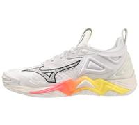 Mizuno Femme Wave Momentum 3 Women's Volleyball Shoe Chaussure, SNW WHT High Vs PNK, 44.5 EU