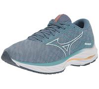 Mizuno Chaussures de Course Wave Rider 26 pour Femme, Mountain Spring Blanc, 11 US