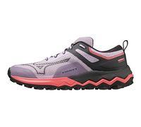 Mizuno Femmes Wave Ibuki 4 Chaussure Trail Chaussures De Running Pastel Lilac/Black Oyster/Sun Kissed Coral - Violet 40