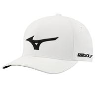 Mizuno Casquette ajustée Tour Delta Blanc/Noir Femme L/XL