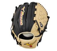 Mizuno Gant de baseball GFN1200B5 Franchise – 30,5 cm – Poche centrale – Tartan Noir/Marron clair