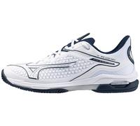Mizuno Homme Men's Wave Exceed Tour 6 All Court Basket, Robe Blanche Bleue, 43 EU