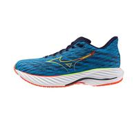 Mizuno Homme Men's Wave Rider 28 Running Shoe Chaussure de Course, Bleu/Vert (Blue Pace Green Gecko), 46 EU