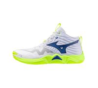 Mizuno, Homme, Sport, Blanc, Taille: 44 1/2 EU Wave Momentum Elite Mid