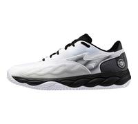 Mizuno Homme Wave Enforce Court CC Chaussure de Tennis, Portail en Fer Blanc et Noir, 43 EU