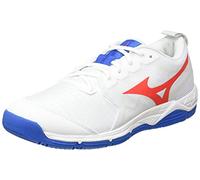 Mizuno Homme Wave Supersonic 2 Chaussure de Volleyball, Blanc Ired Frenchblue, 46 EU