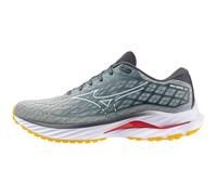 Mizuno Hommes Wave Inspire 20 Chaussure De Running avec Stabilisateurs Chaussures De Running Abyss/White/Citrus - Gris 45