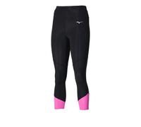 Mizuno Impulse Core 3/4 Collant Tight Femmes - Noir , Pink, Taille S
