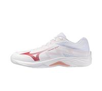 Mizuno Lightning Select Chaussures de Volleyball pour Femme White/Rose Elegance/Lava Falls 38.5