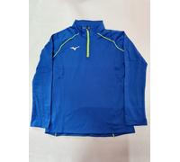 Mizuno Maillot 1/2 Zip Premium Warmer, Homme, Royal/Yellow Fluo - 22
