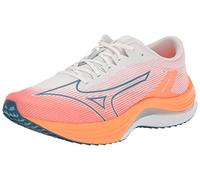 Mizuno Men's Wave Rebellion Flash Running Shoe, Blanc argenté, 40.5 EU