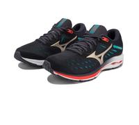 Mizuno Mens Wave Rider 24 Running Sports Shoes Trainers Black 7 40,5