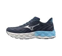 Mizuno Mens Wave Sky 8 Running Shoe, BL WNG Teal SIL, 10.5