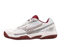 Mizuno Mixte Break Shot 4 CC Chaussure de Tennis, Cabernet Papyrus Blanc, 36.5 EU