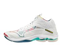 Mizuno Mixte Wave Lightning Z7mid Basket, Blanc/Bleu (White Highvisibility Mblue), 51 EU