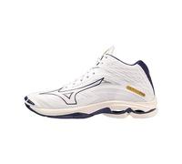 Mizuno Mixte Wave Lightning Z7mid Chaussures de Volleyball, White Blueribbon MP Gold, 50 EU