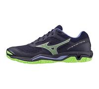 Mizuno Mixte Wave Phantom 3 Intérieur, Eblue Techgreen Lolite, 39 EU