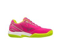 Mizuno - mizuno scarpe break shot 4 padel rosa fluo/giallo fluo/bianco - 5059431428681 - 41 - fuchsia-fedora-acid-lime-white