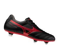 Mizuno Morelia II Club Si, Chaussures de Football pour Terrains Mouillés, Noir et rouge., 46 EU
